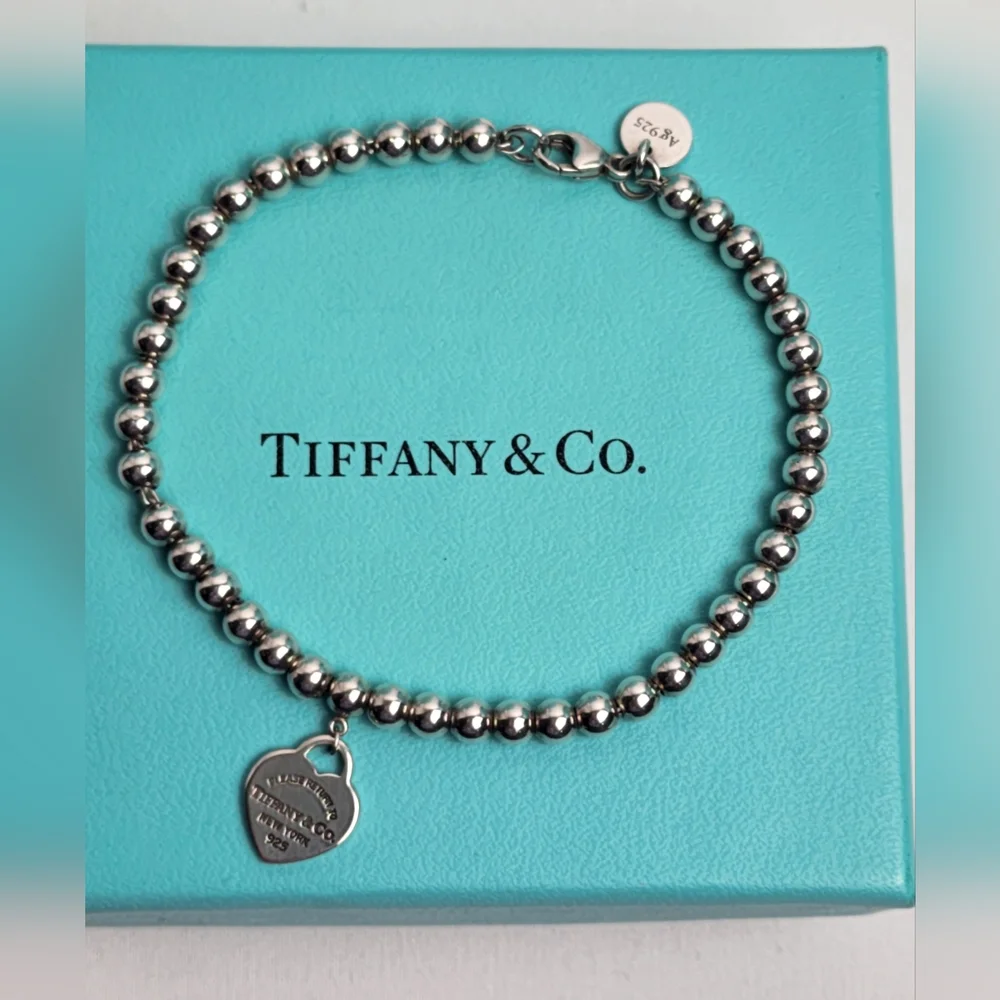 Tiffany Co Return To Tiffany Blue Heart Bracelet - Picture 6 of 14